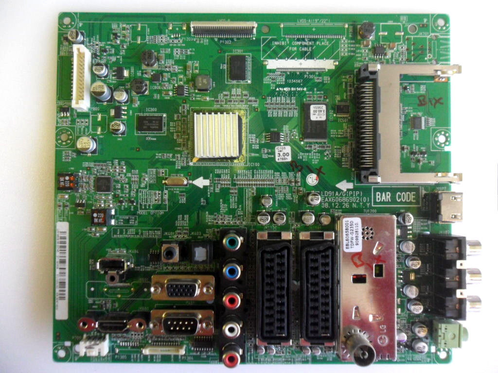 MAIN BOARD FOR LG 42LF2500 42" LCD TV EBU60710826 EAX60686902 (0 - Click Image to Close